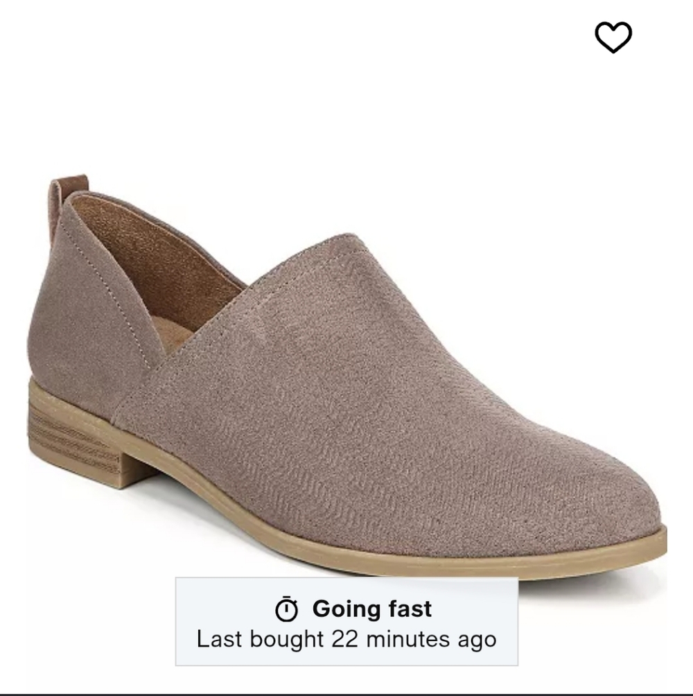Dr. Scholl's Taupe Perforated Loafers